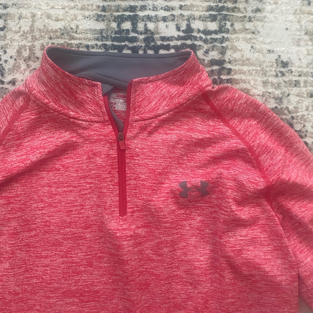 Mens under armor light weight quarter zip up